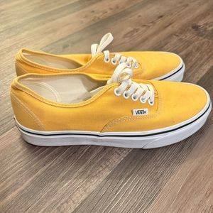 Vans “Authentic Shoe” (Yellow) (men’s size 7.5/womens 9)